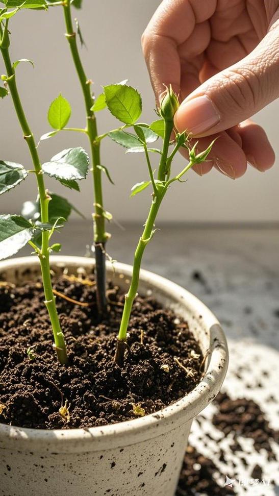 月季花开完花后多久可以扦插_女子30天扦插月季成功，分享秘诀助新手繁殖